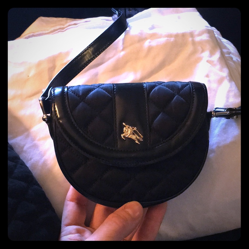 BURBERRY QUILTED MINI CROSSBODY BAG